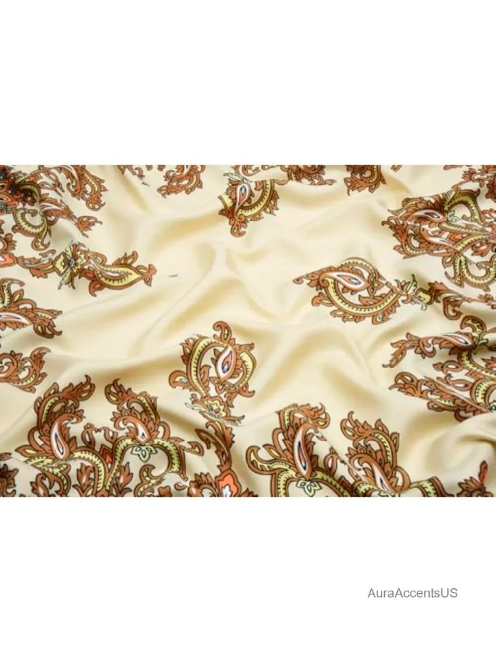 Oversized 40x40 Satin Square Scarf – Silk-Feel Fashion Scarf, Hair Wrap,